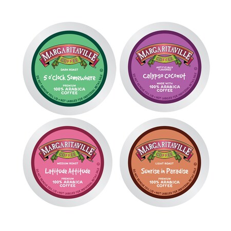 Margaritaville 2.0 Margaritaville Variety Pack Single Serve Cup, PK72 FG016443